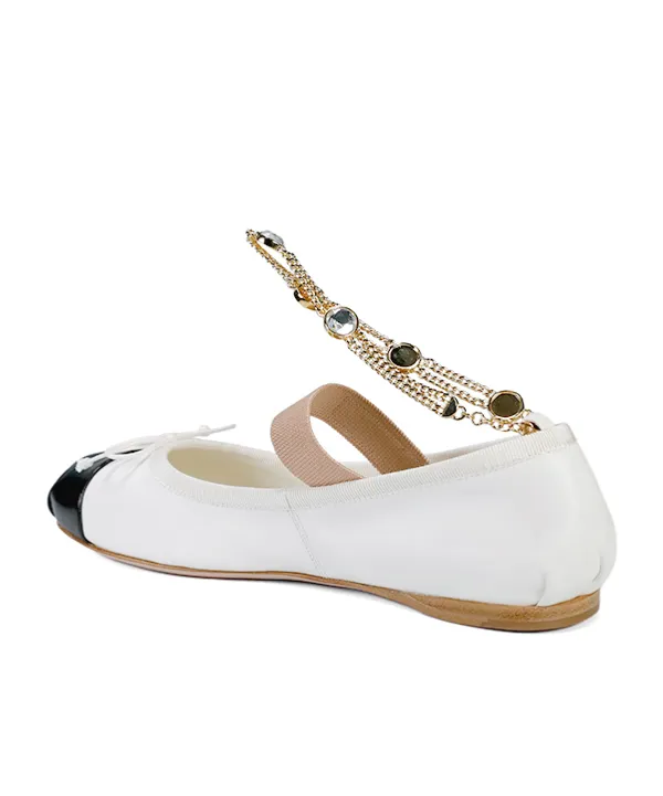 Miu Miu Bow-Detailed Ballerinas
