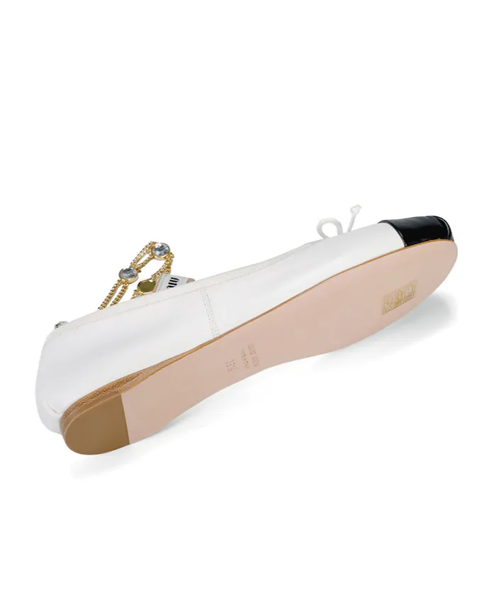 Miu Miu Bow-Detailed Ballerinas