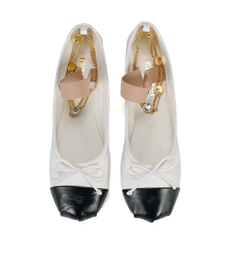 Miu Miu Bow-Detailed Ballerinas