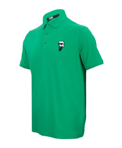 Logo Pattern Polo Shirt