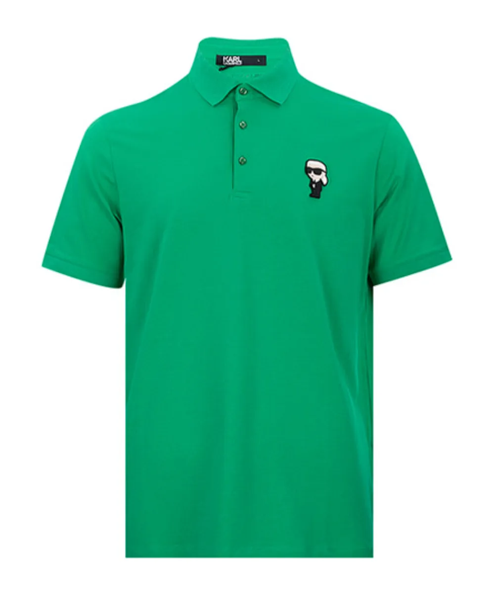 Logo Pattern Polo Shirt
