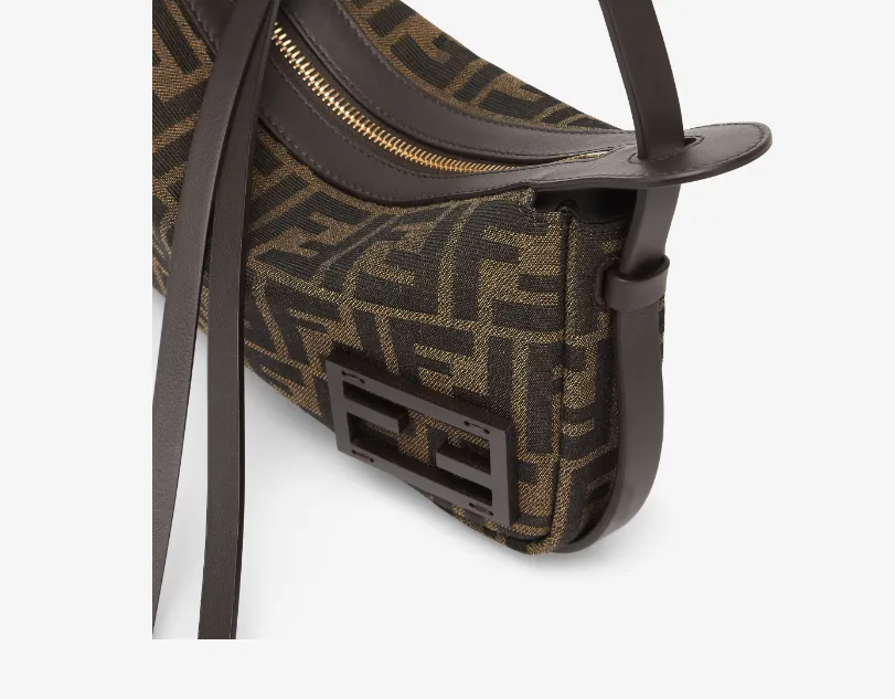 Fendi Simply Fendi Ff Jacquard Mini Shoulder Bag