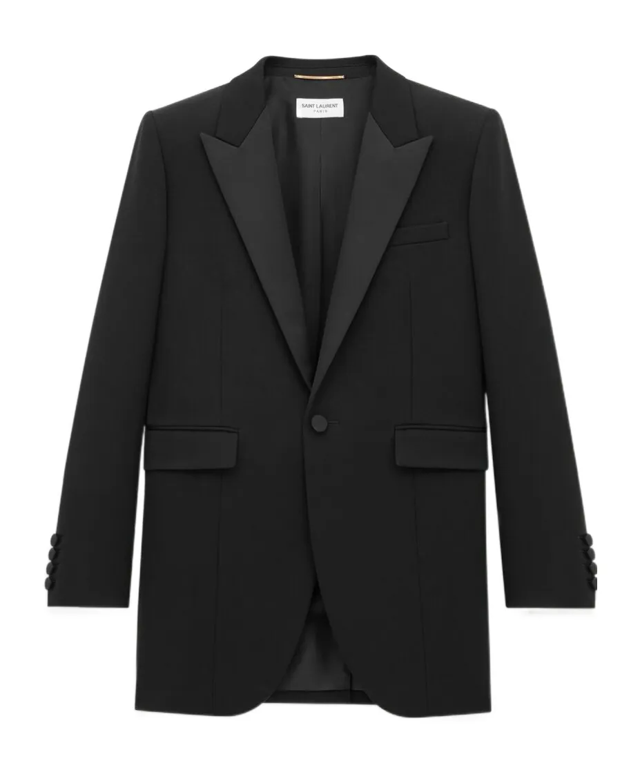 Saint Laurent Tuxedo Single-Breasted Jacket