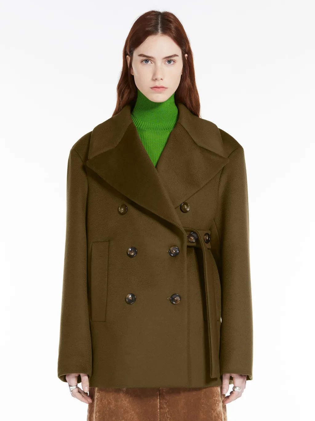 Sportmax Orchis Double-Breasted Belted Coat