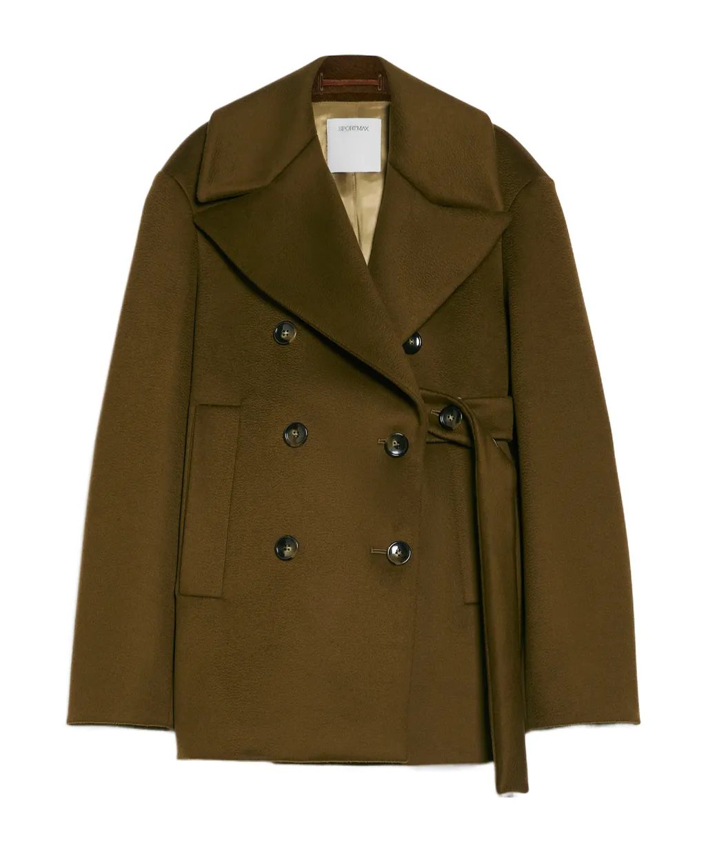 Sportmax Orchis Double-Breasted Belted Coat