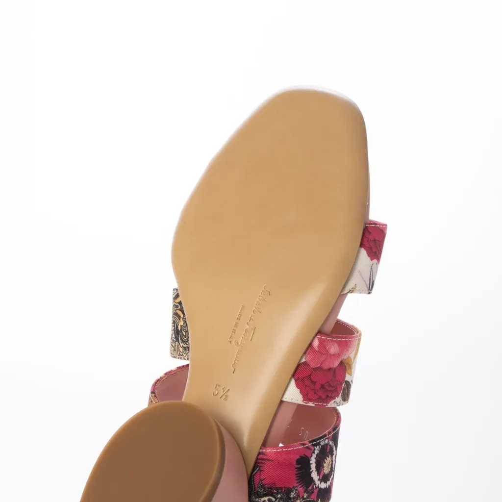 Flower High-Heeled Slippers