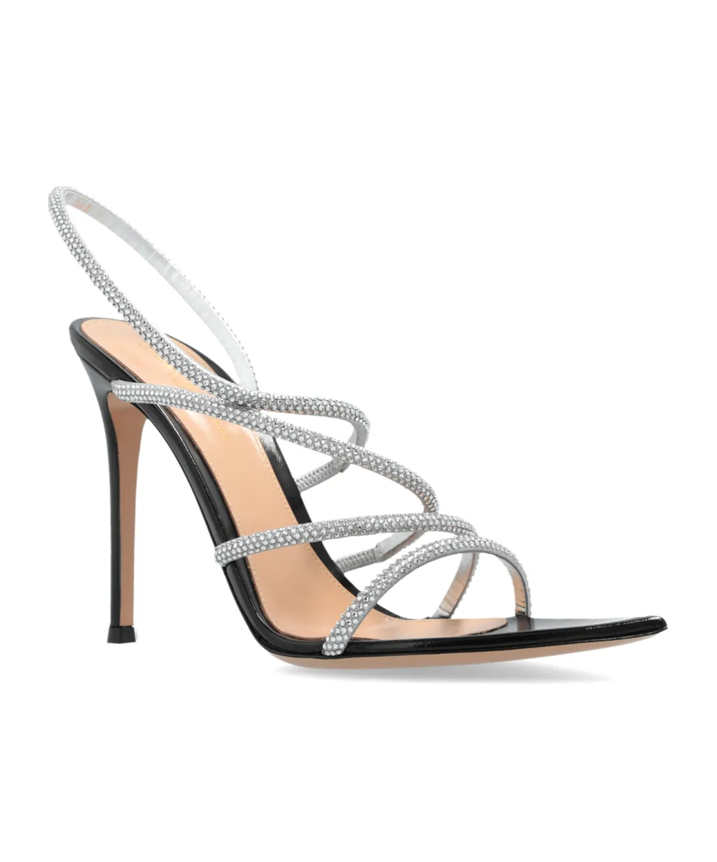 105Mm Crystal Ettie Sandals