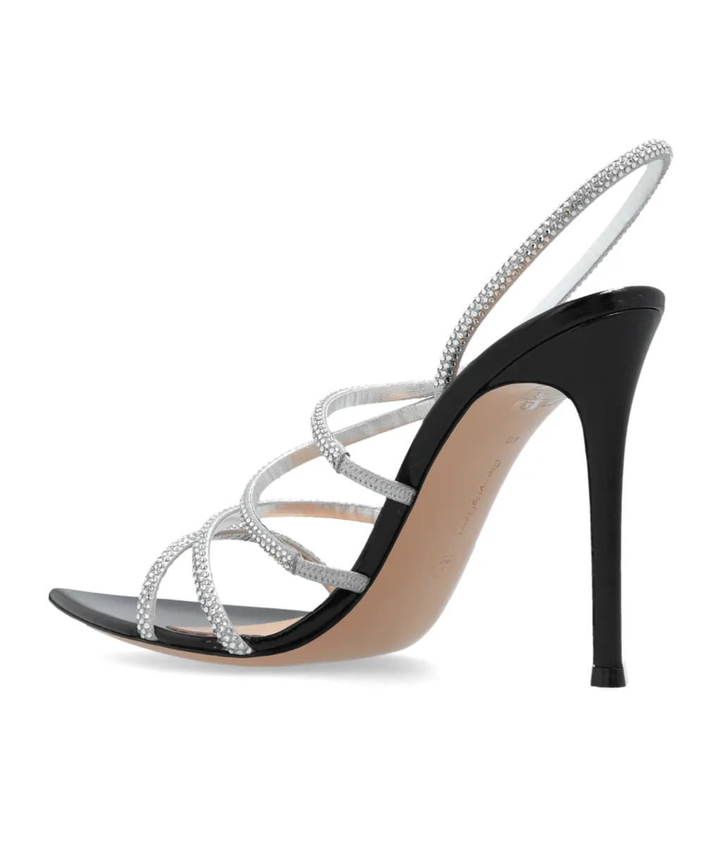 105Mm Crystal Ettie Sandals