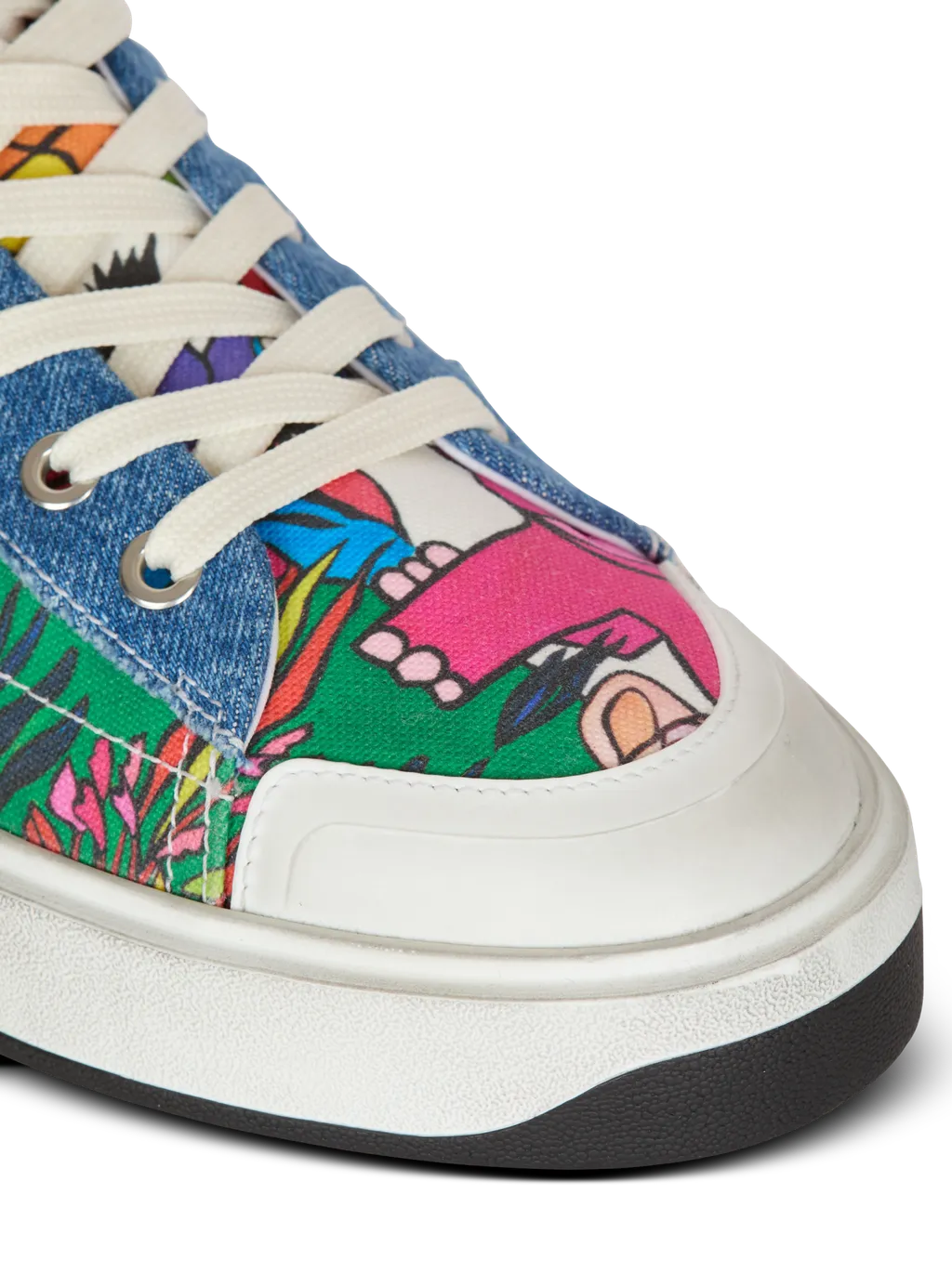 Balmain X Disney B-Court High-Top Sneakers
