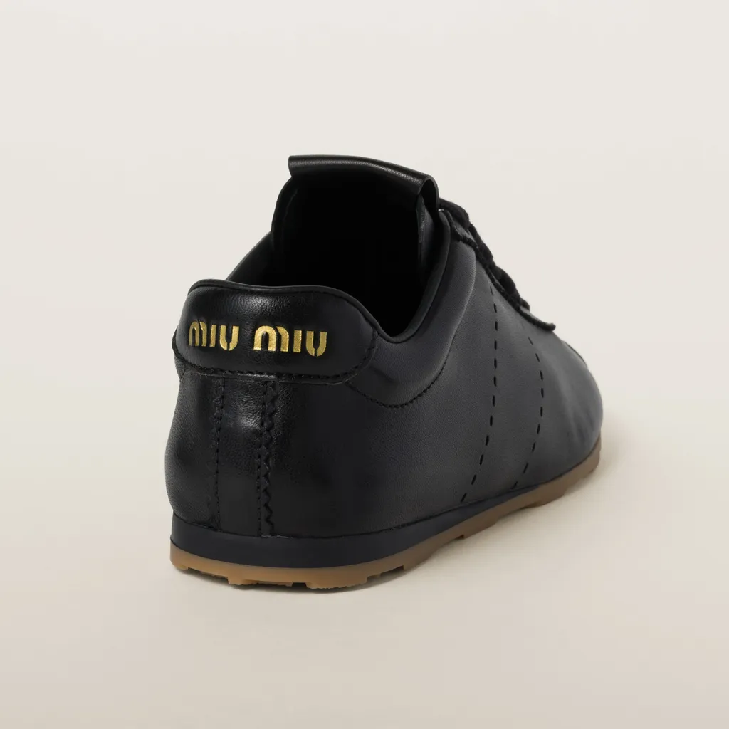 Miu Miu Plume Lace-Up Sneakers