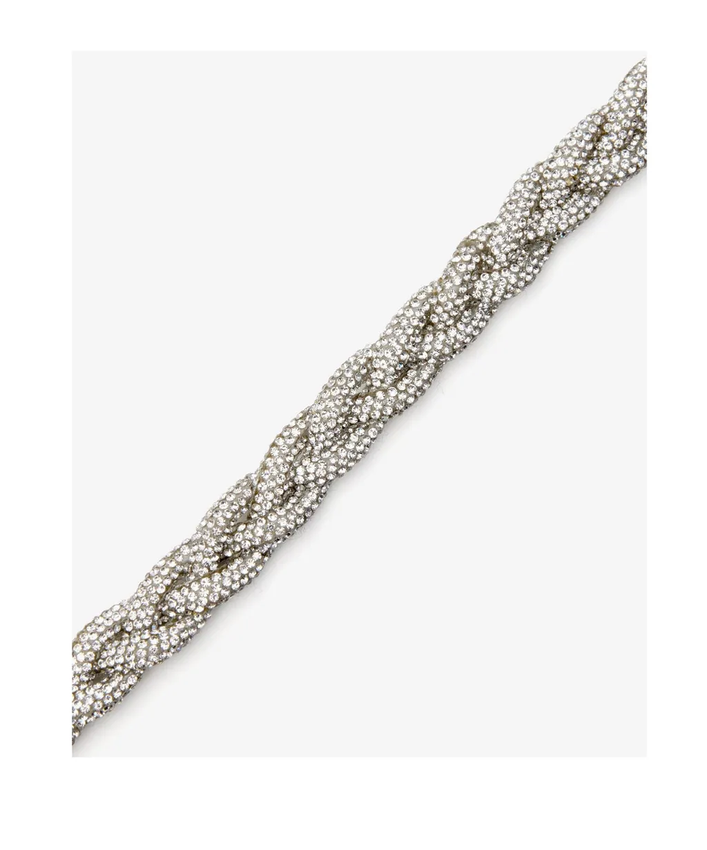 Isabel Marant Crystal-Embellished Rope Chain Necklace