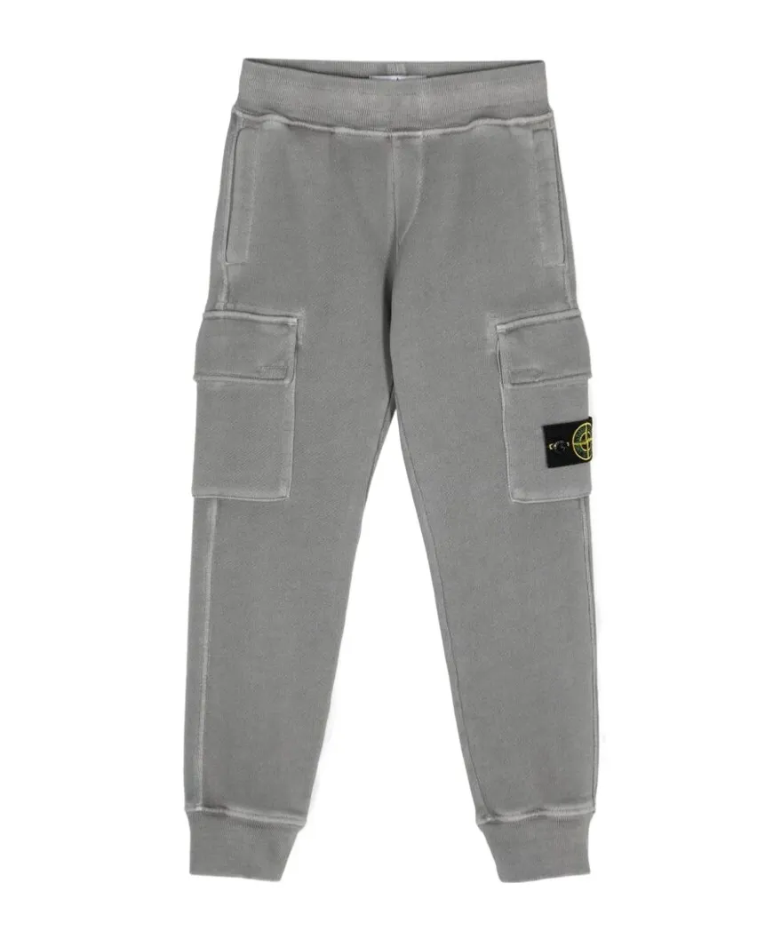 Compass-Badge Cargo Track Pants