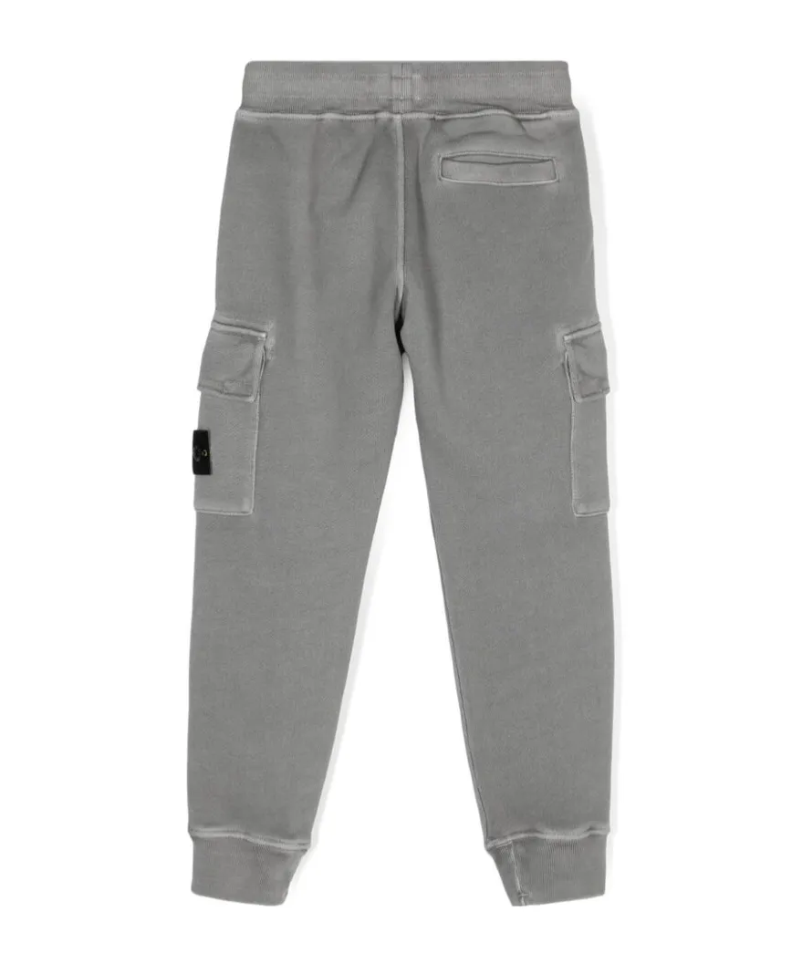 Compass-Badge Cargo Track Pants