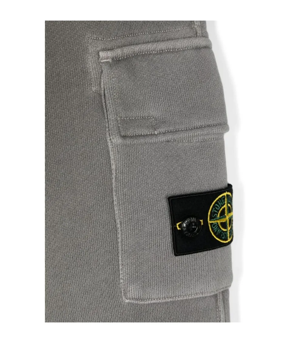 Compass-Badge Cargo Track Pants