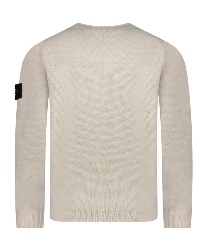 Stone Island Logo Patch Crewneck Jumper