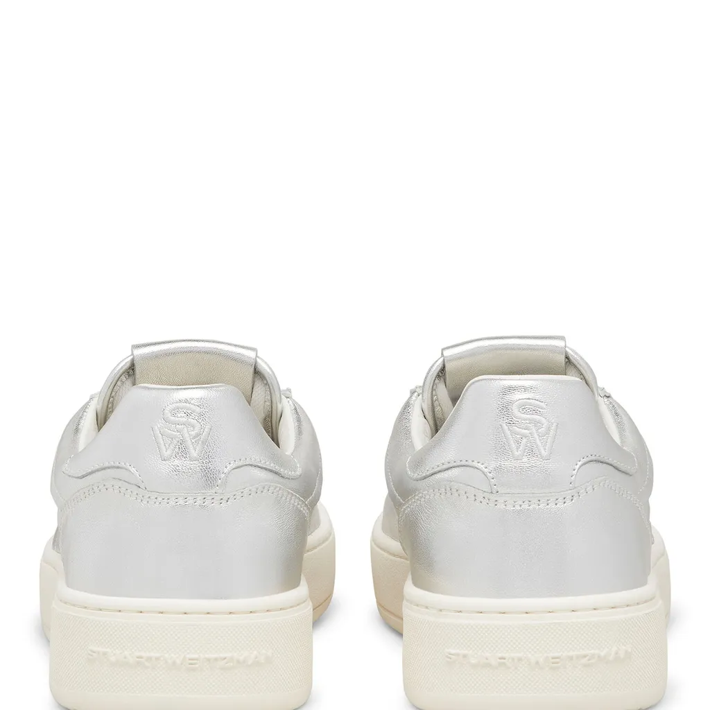 Courtside Sleek Metallic Sneakers