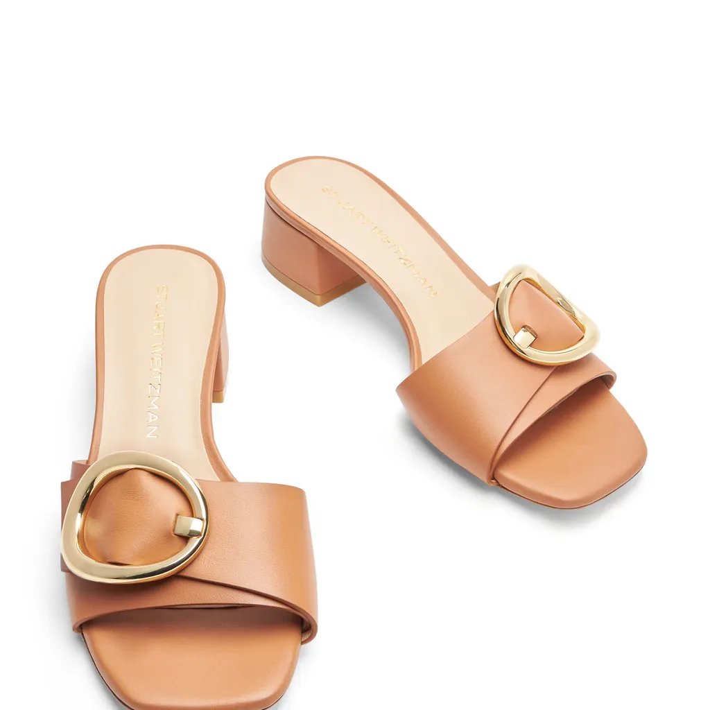 Thick Heeled Flat Slippers