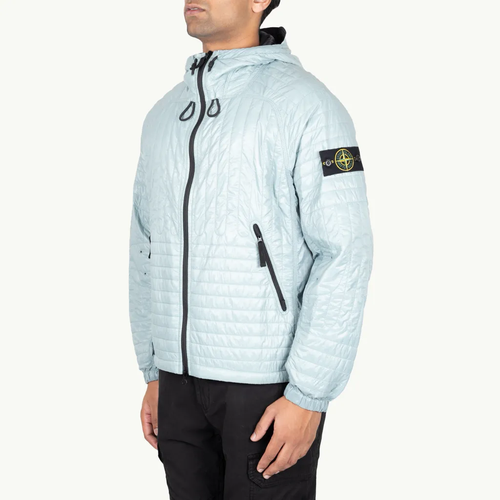 Logo-Appliqué Padded Hooded Jacket