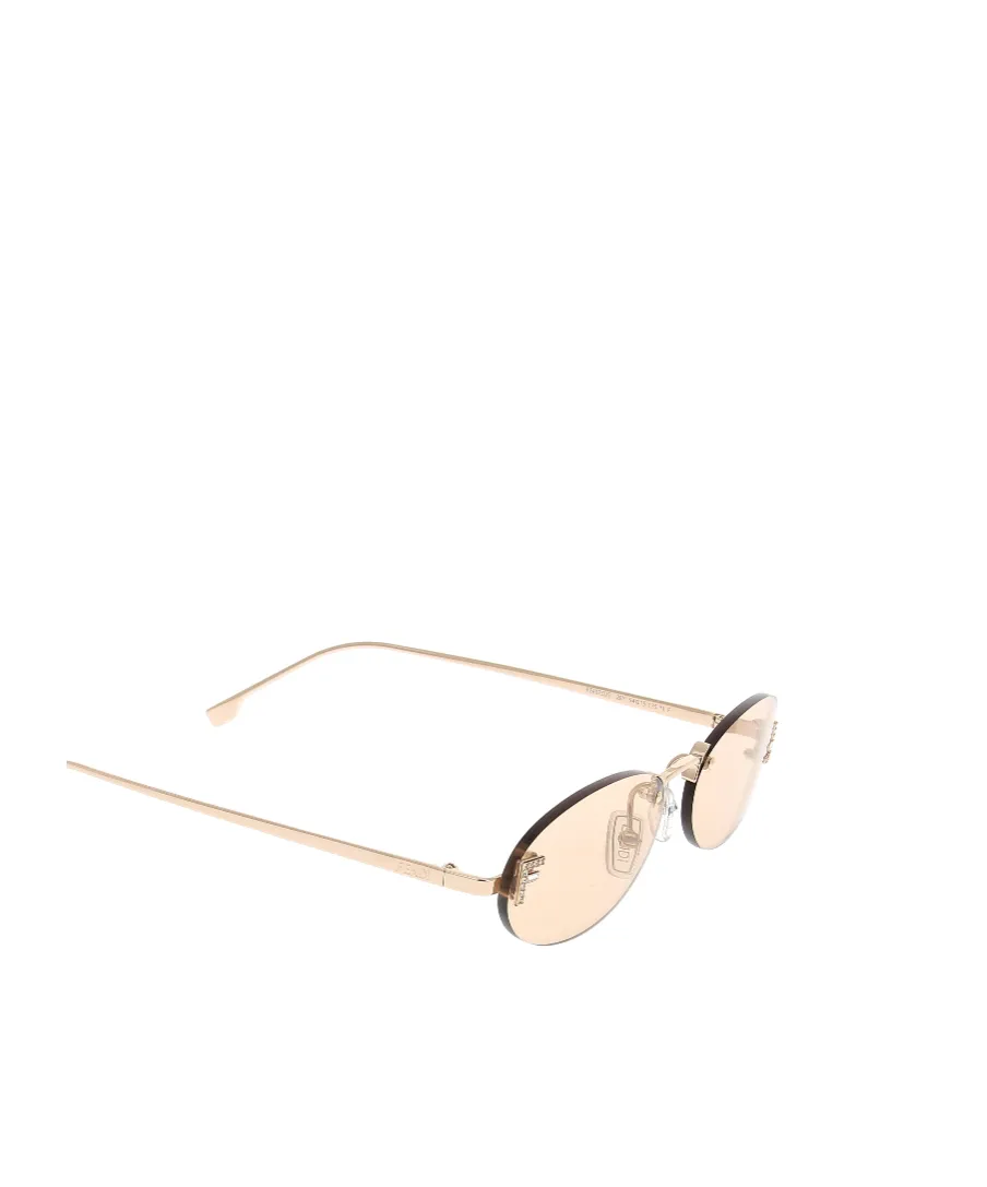 Fendi Eyewear Oval Frame Sunglasses