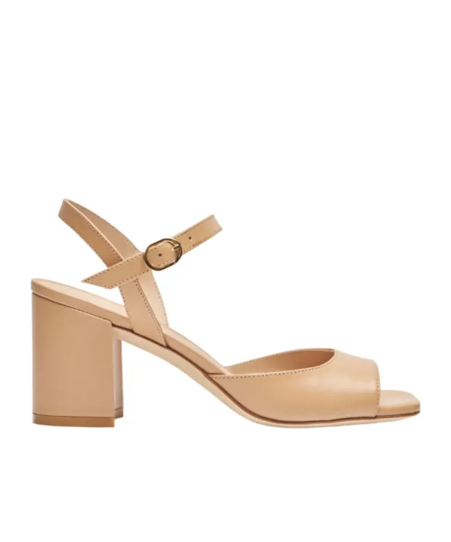 75Mm Tia Leather Sandals