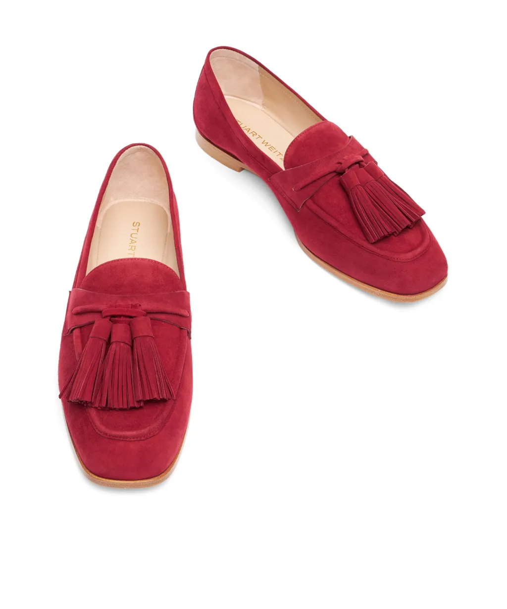 Stuart Weitzman Lindi Tassel Loafers