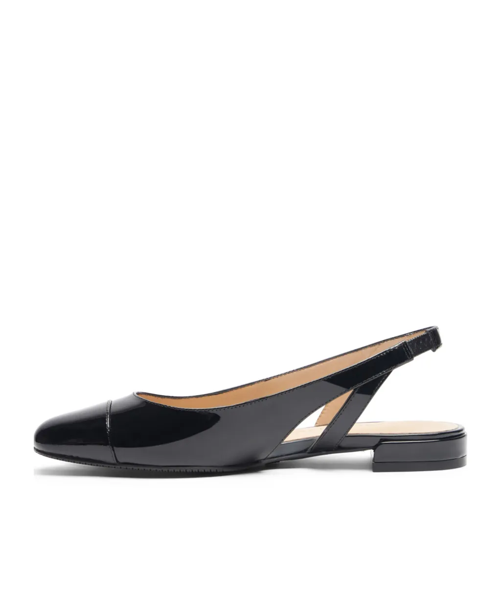 Sleek Slingback Leather Pumps