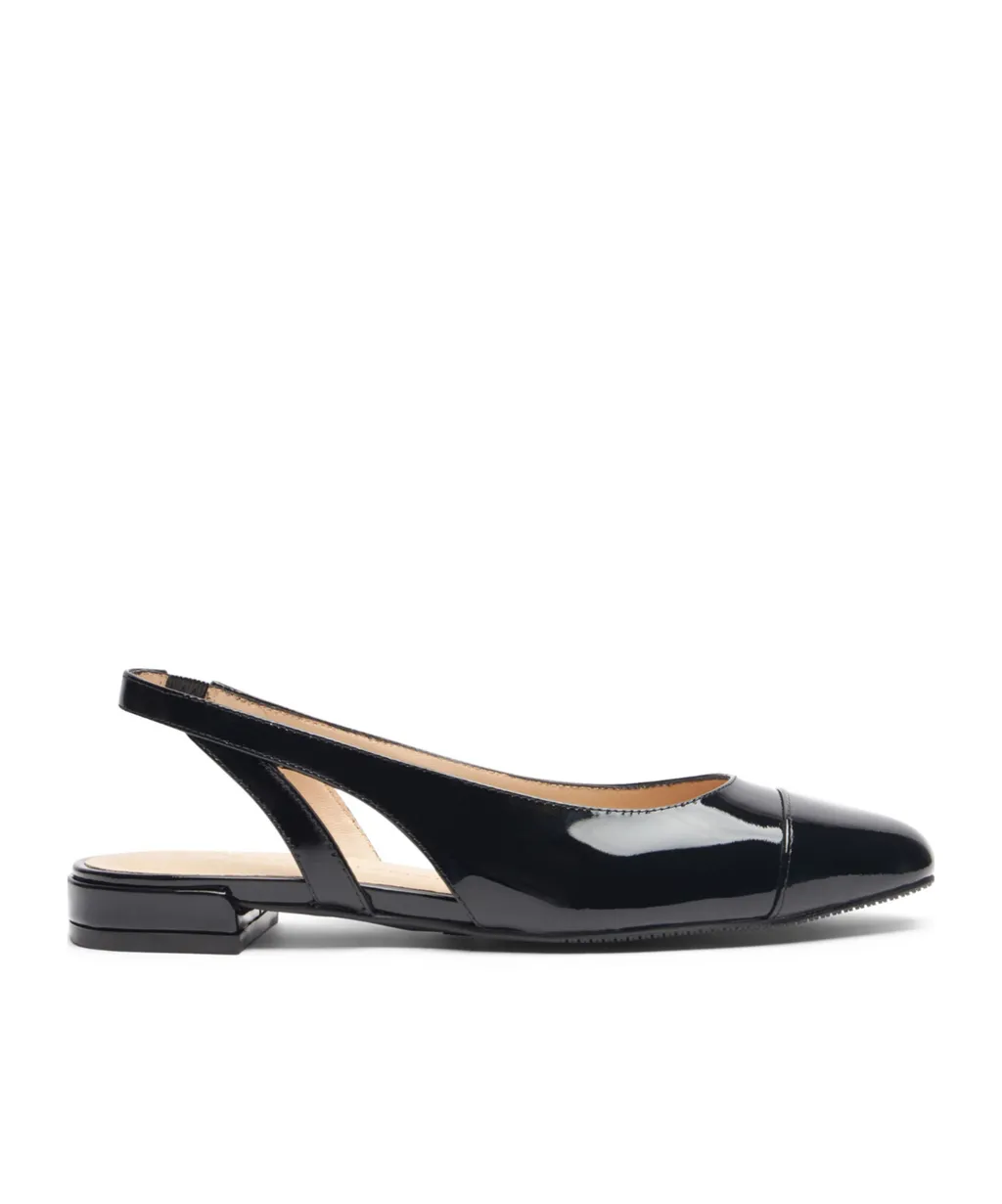 Sleek Slingback Leather Pumps