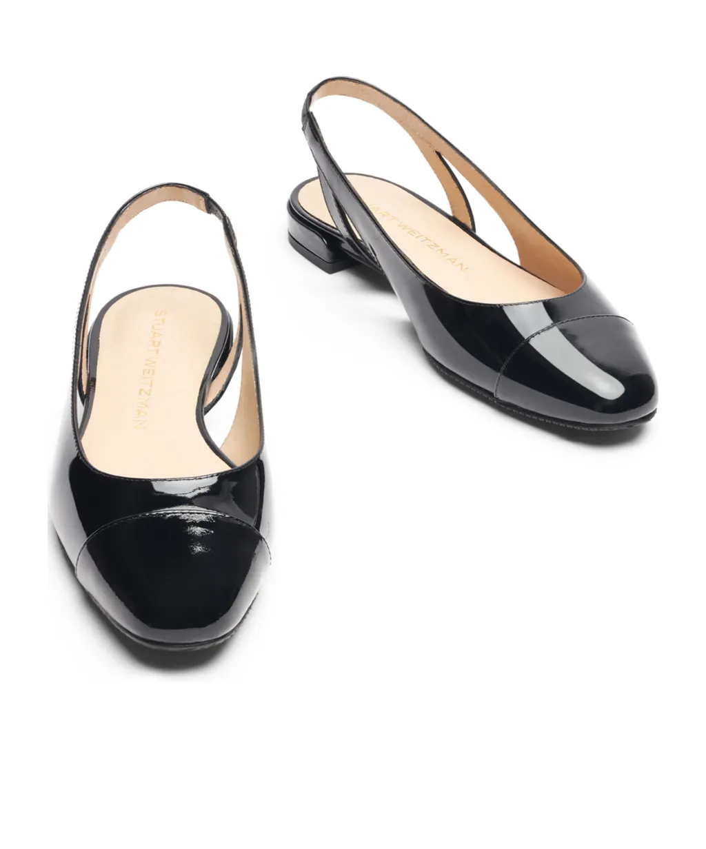 Sleek Slingback Leather Pumps