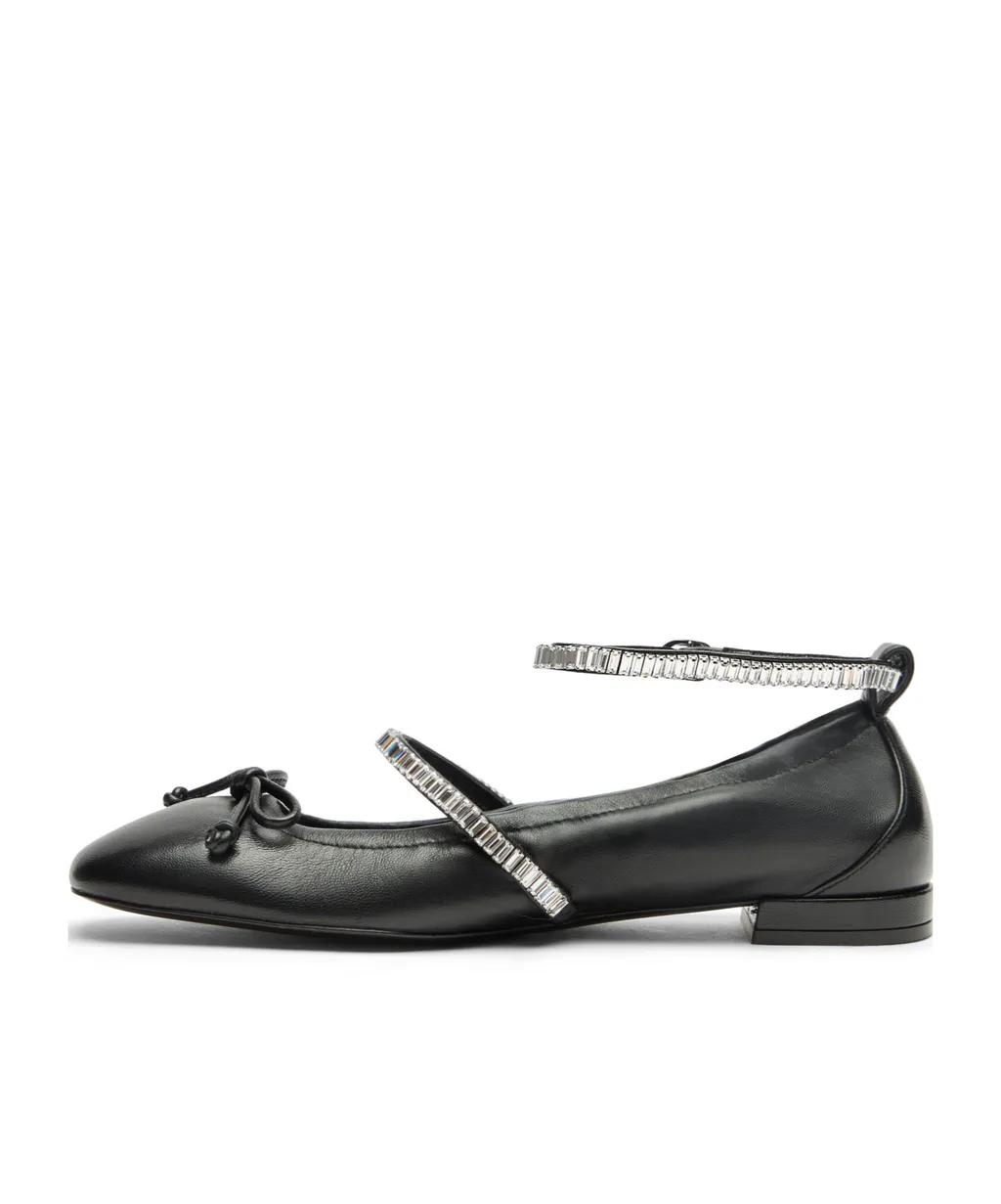 Stuart Weitzman Stefanie Embellished Ballerina Flats