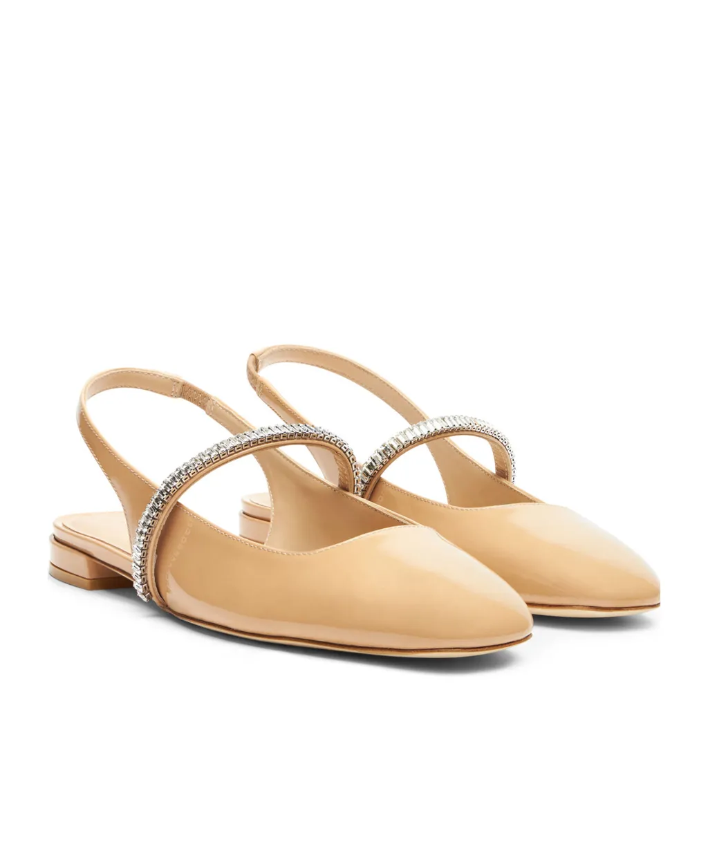 Stefanie Open-Heeled Flats