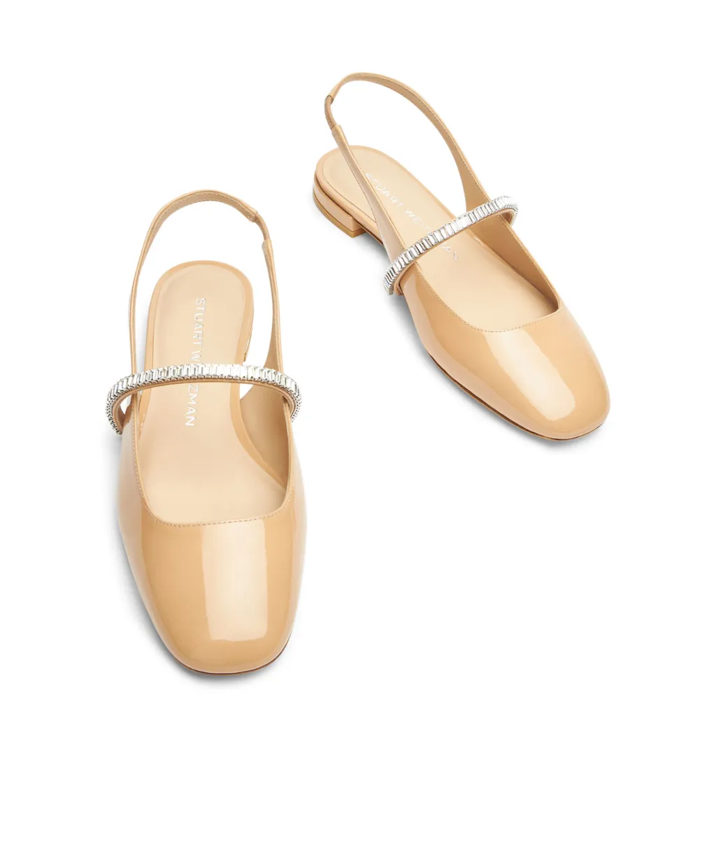 Stefanie Open-Heeled Flats