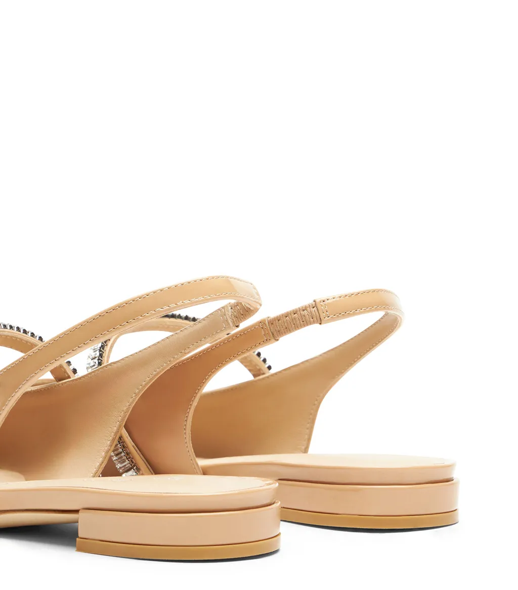 Stefanie Open-Heeled Flats