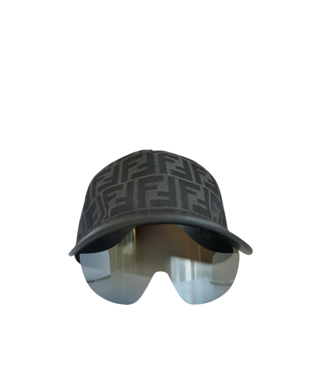 Fendi Eyewear Cap Shield Frame Sunglasses