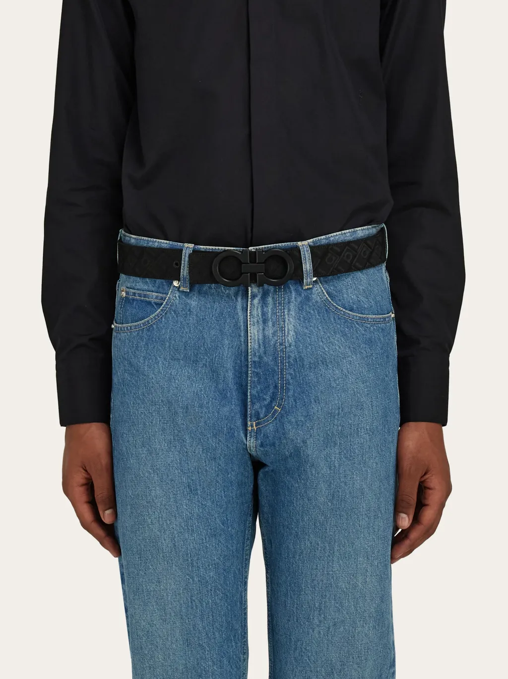 Ferragamo Reversible Gancini Buckle Belt