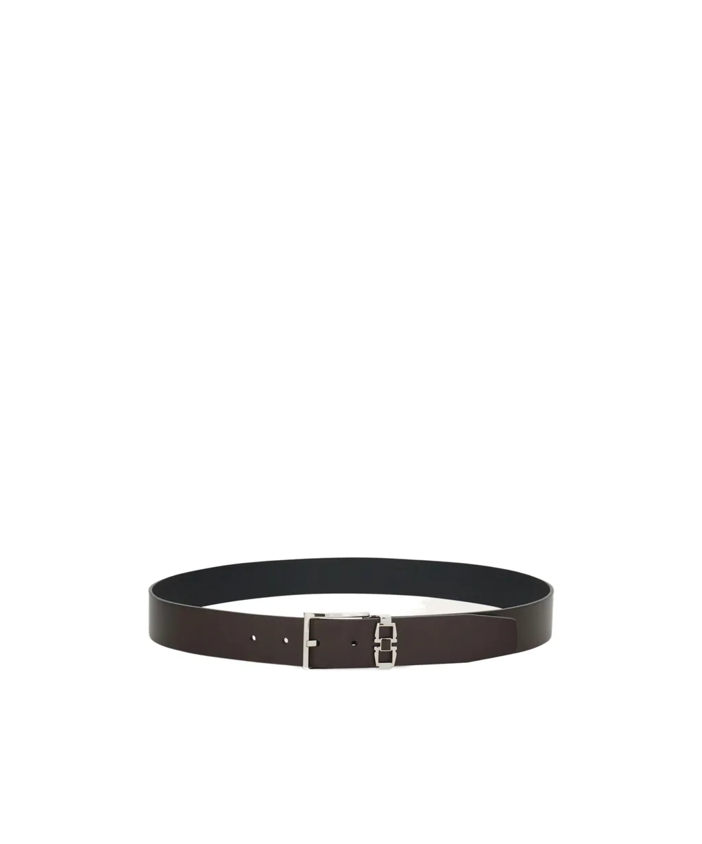 Salvatore Ferragamo Gancini Buckle Reversible Belt