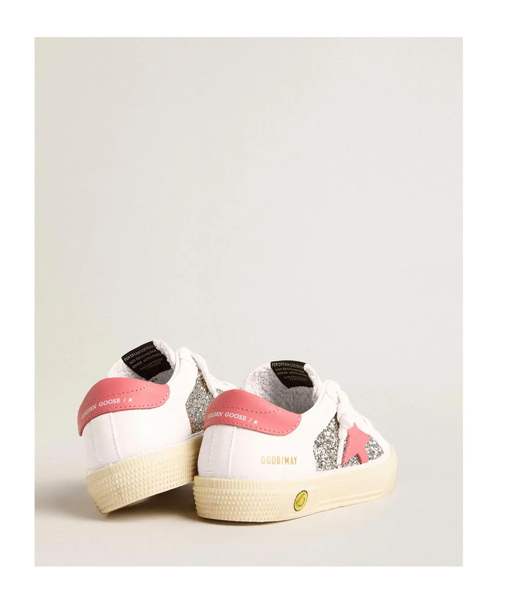 Golden Goose Kids Star Patch Teen May Sneakers