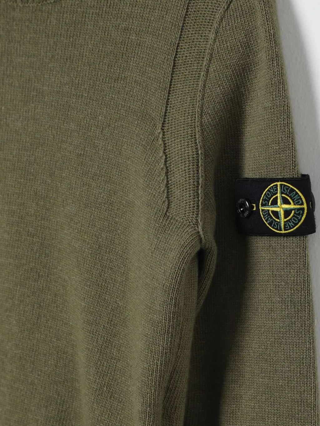 Stone Island Junior Compass Badge Crewneck Jumper