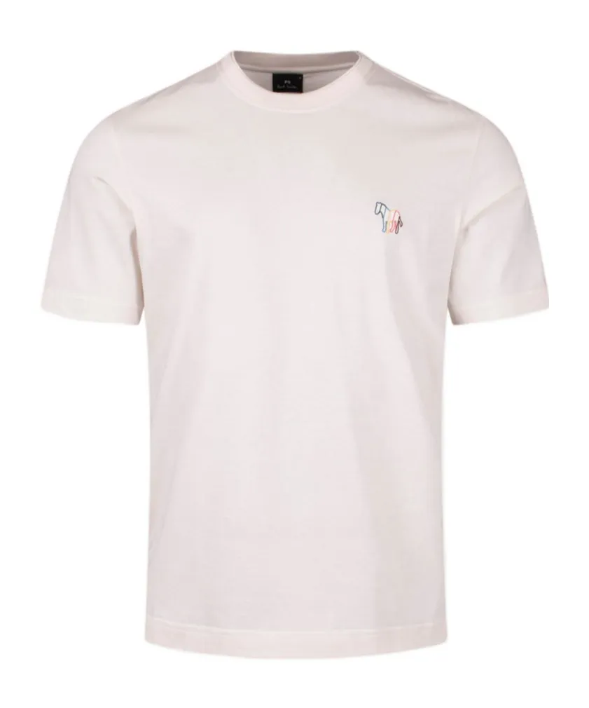 Ps Paul Smith Zebra Motif Crewneck T-Shirt
