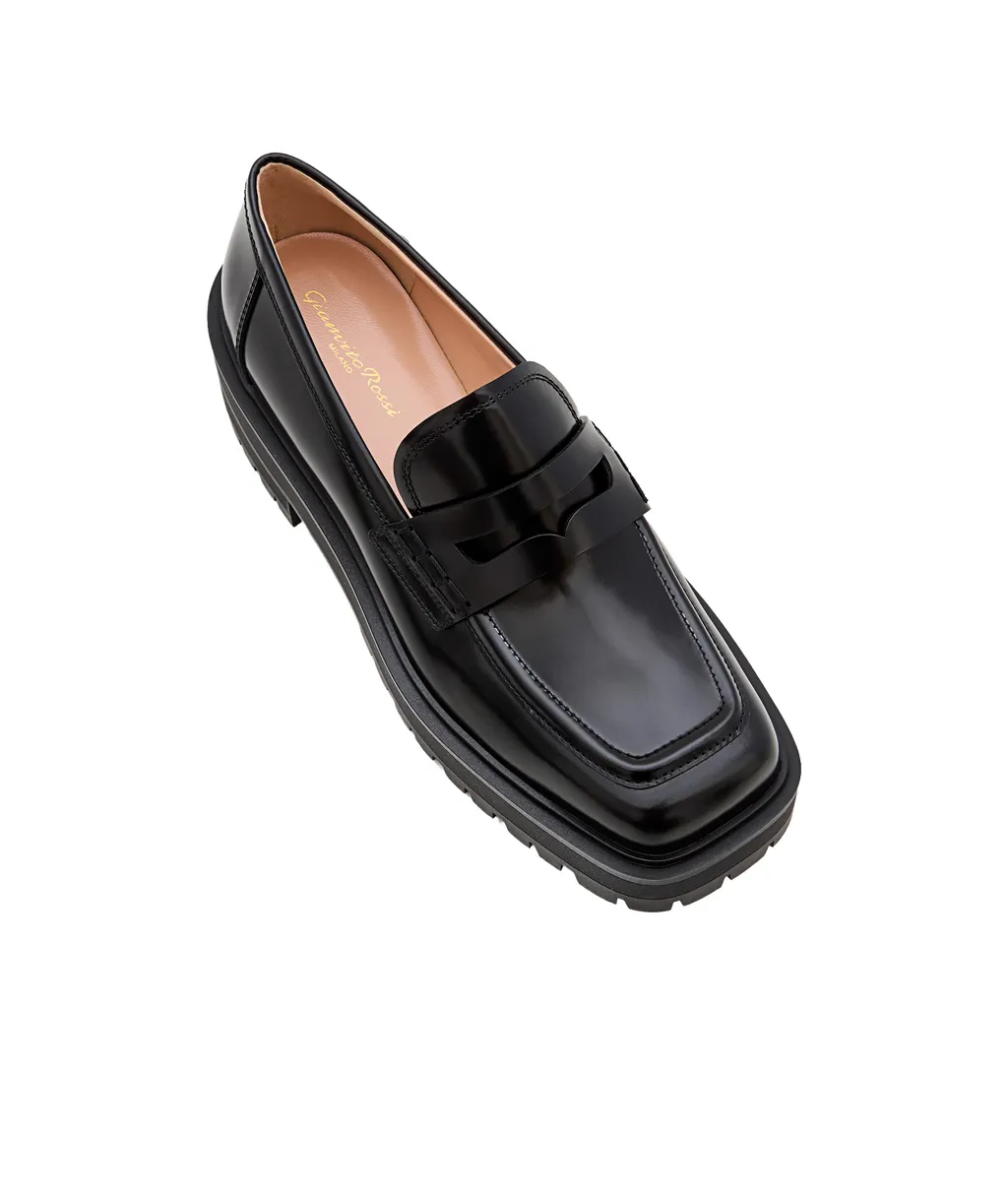 Square Head Loafer Shoes