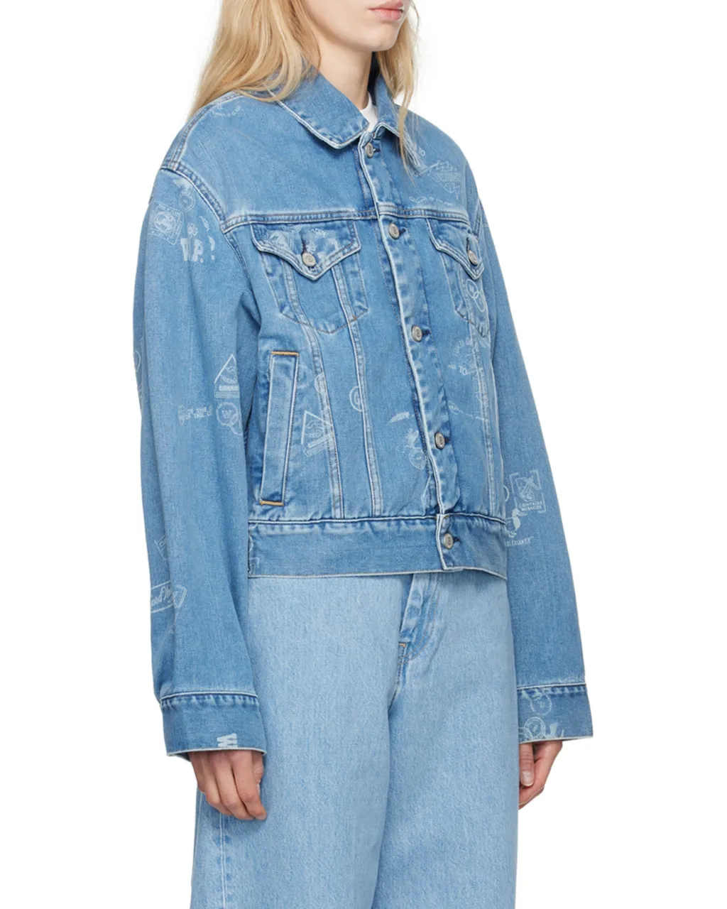 Graphic-Print Jacket