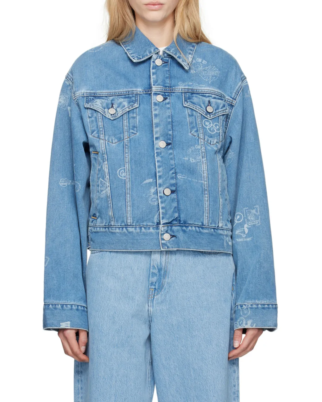 Graphic-Print Jacket
