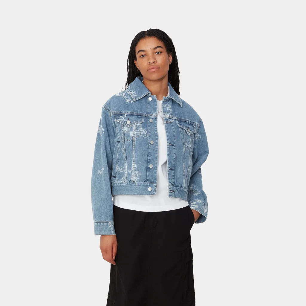 Graphic-Print Jacket