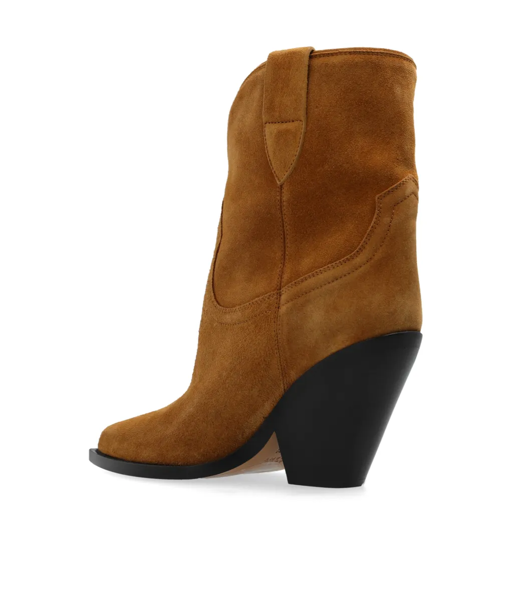 Isabel Marant Leyane Pointed-Toe Ankle Boots
