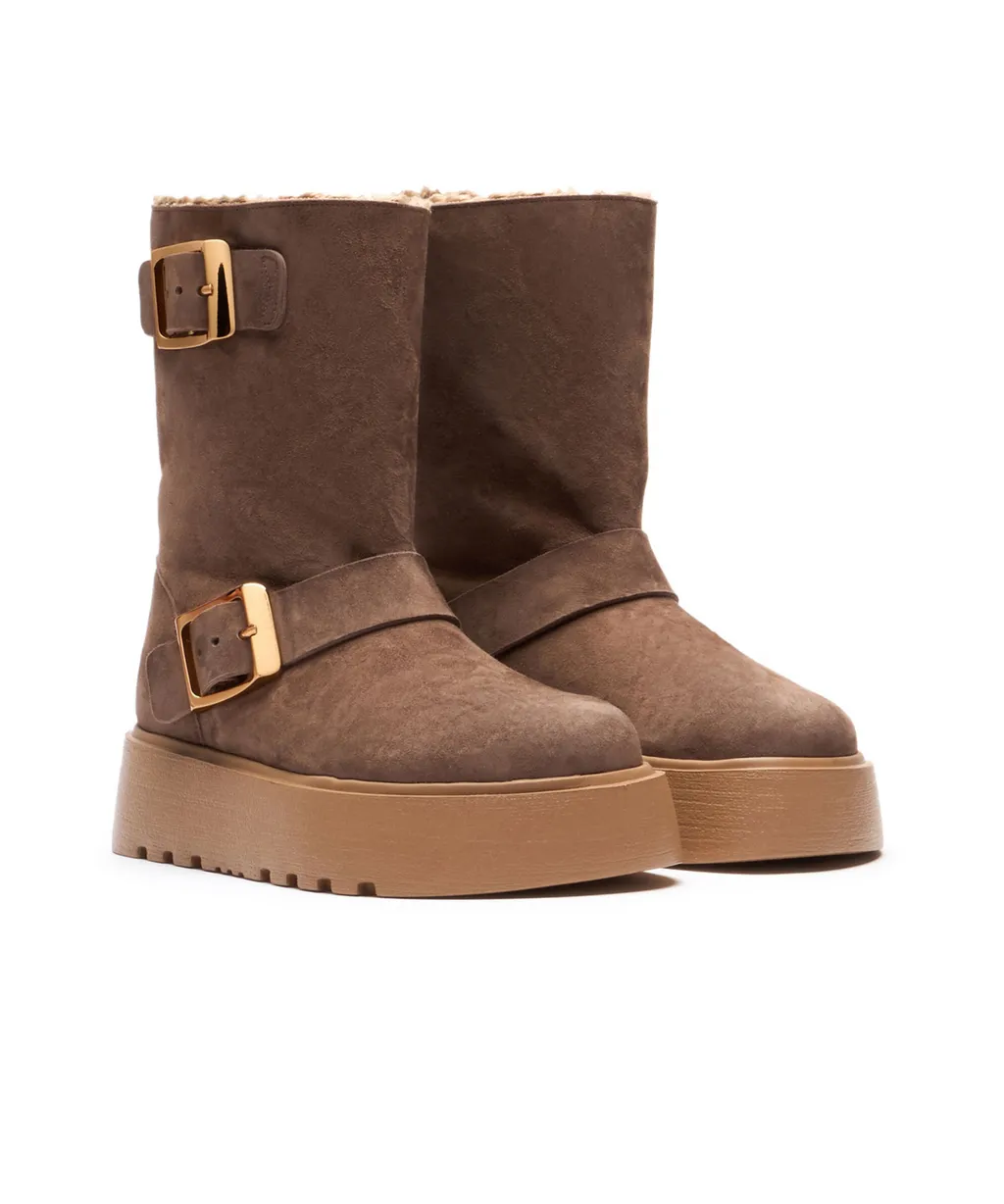 Round-Head Short Boots
