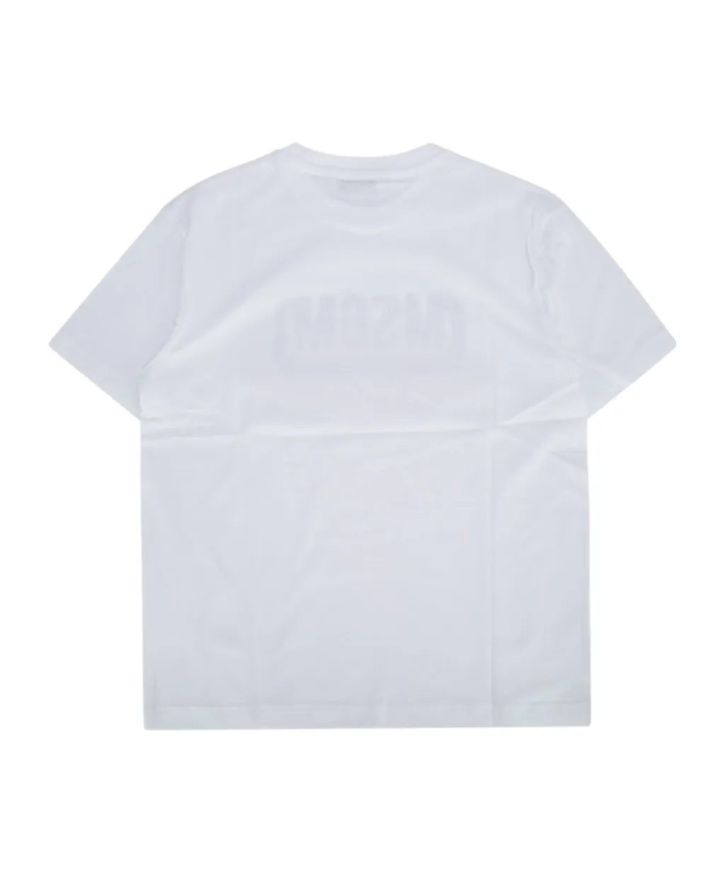 Msgm Kids Logo Printed Crewneck T-Shirt