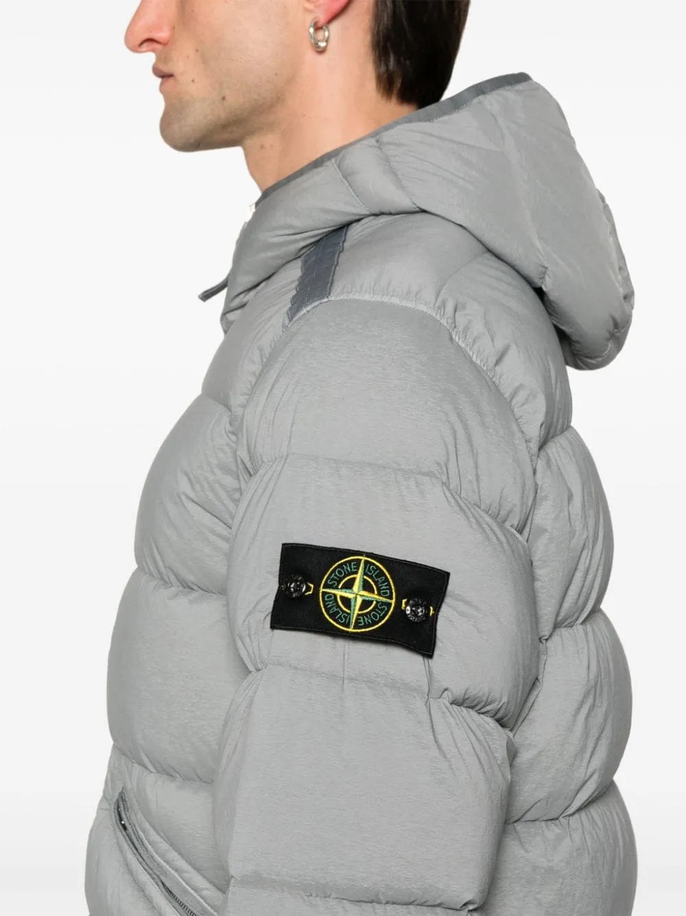 Seamless Hooded Puffer Jacket