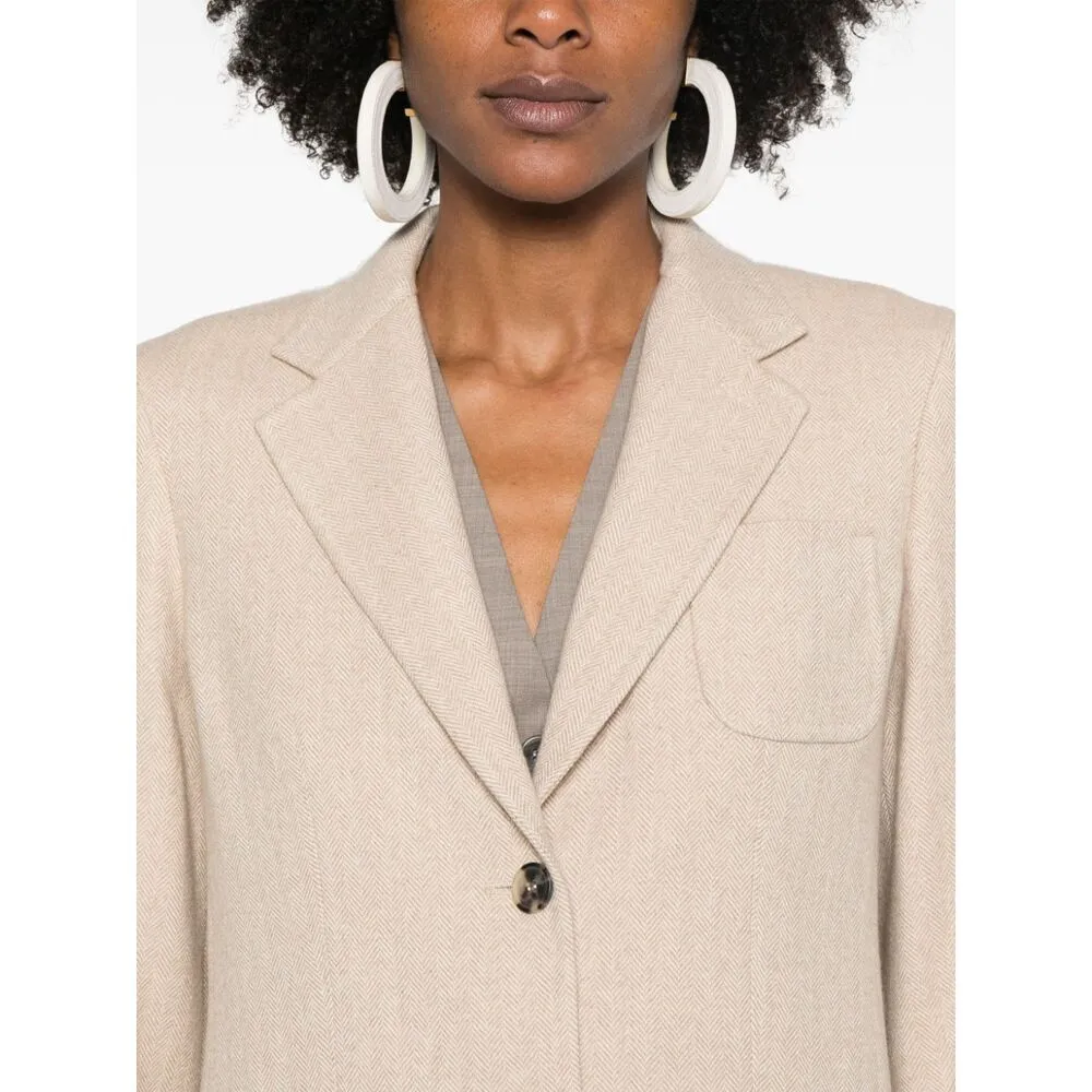 Long-Sleeved Suit Coat