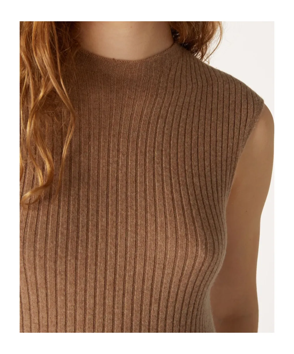 Sleeveless Knitted Dress