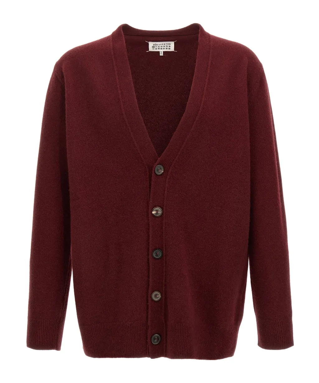 Maison Margiela V-Neck Button-Up Cardigan