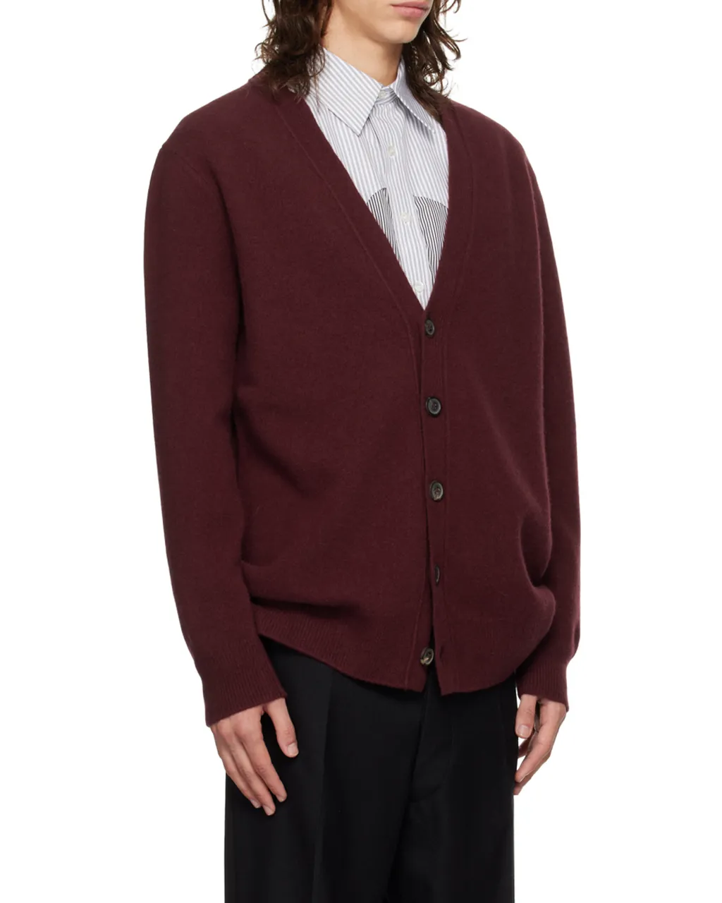 Maison Margiela V-Neck Button-Up Cardigan